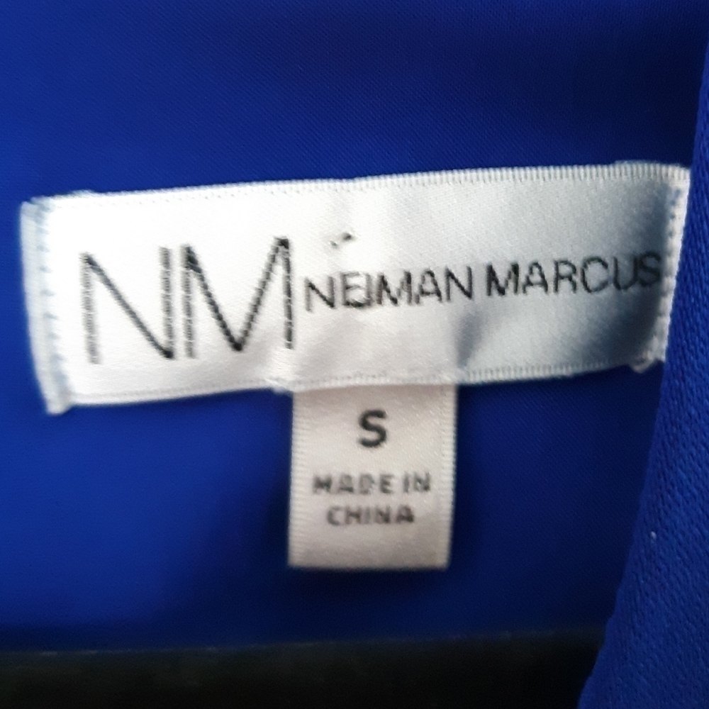 Neiman Marcus Royal Blue midi dress. Size Small - Picture 5 of 7